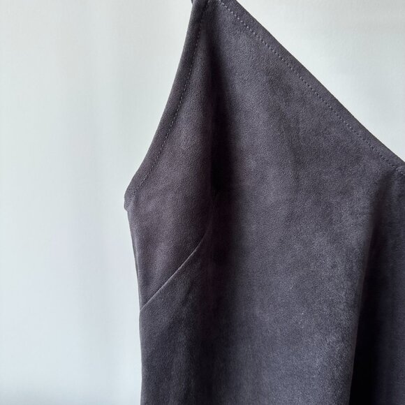 Wilfred Vivienne Blue Suede Mini Dress - Picture 4 of 6